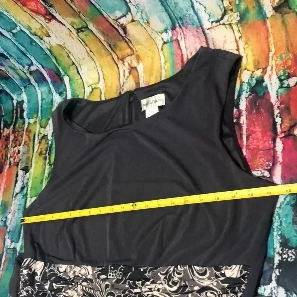 Drapers & Damon dress plus size 18W dark gray - Picture 7 of 12